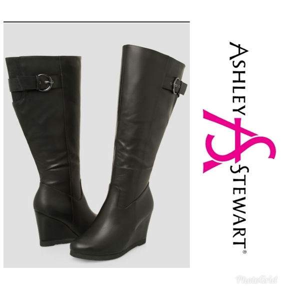 ashley stewart wide width boots